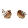 Autumnology Ceramic Bird Bud Vases, Set of 2
