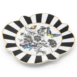 Butterfly Toile Salad Plate