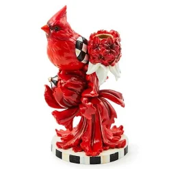 Cardinal Candle Holder