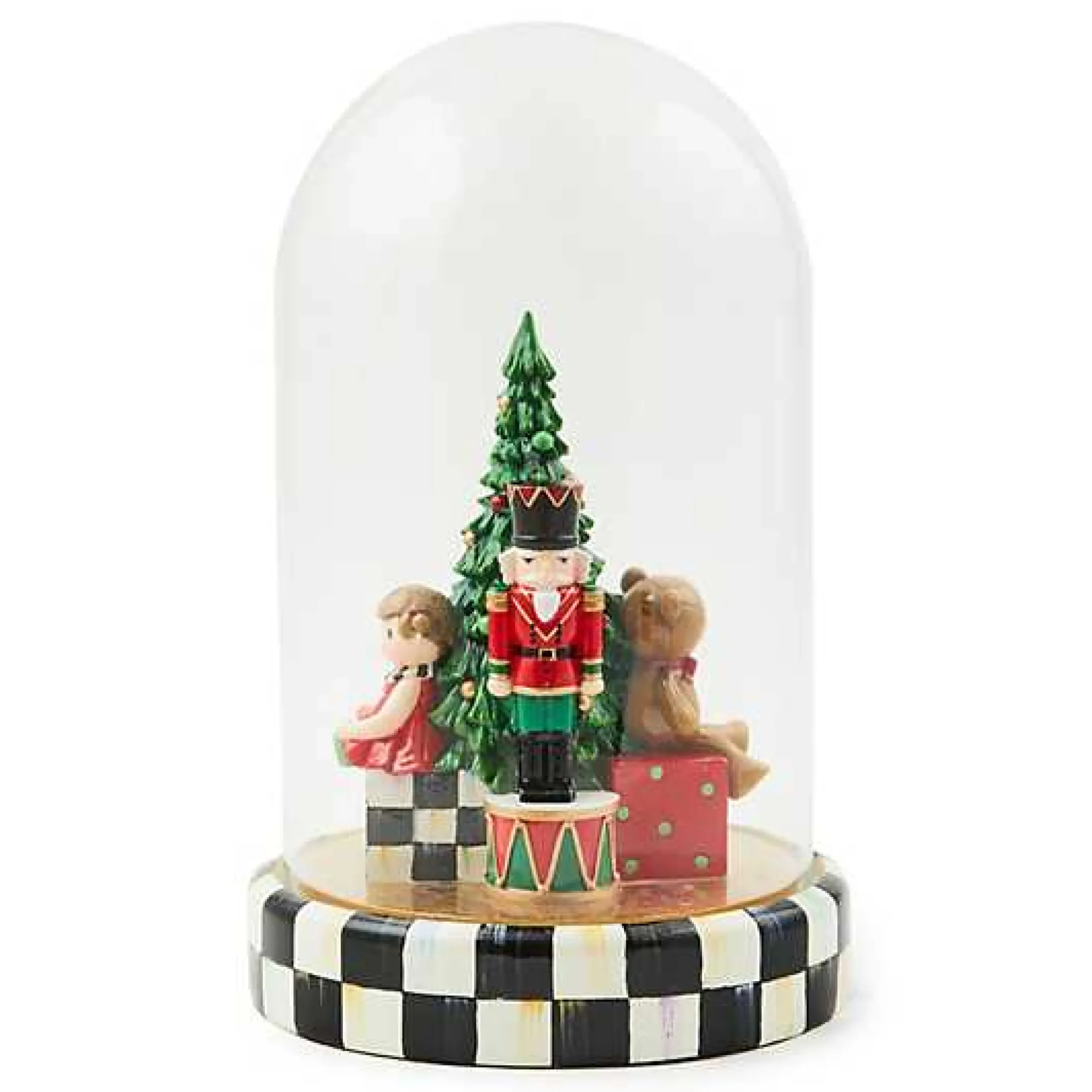 Classic Courtly Illuminated Nutcracker Cloche