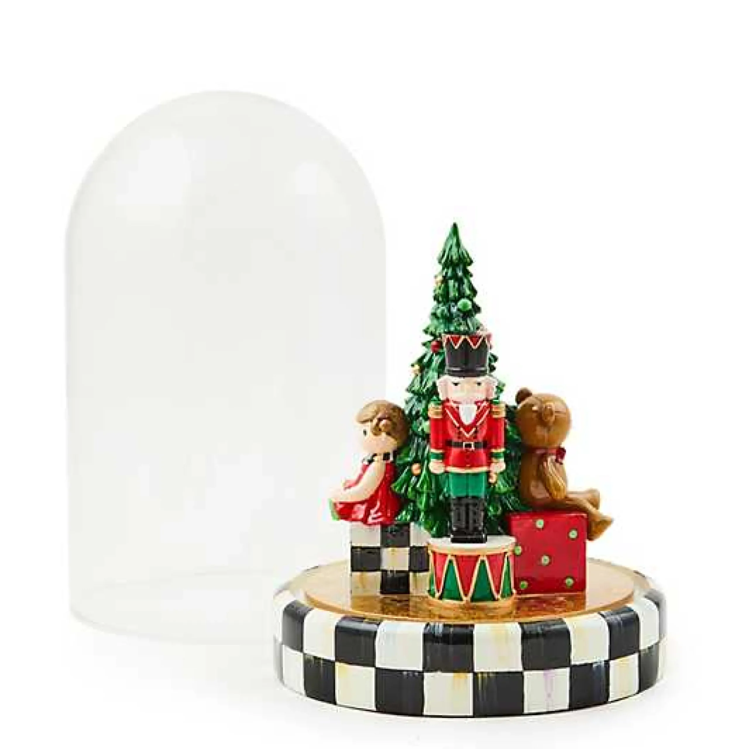 Classic Courtly Illuminated Nutcracker Cloche