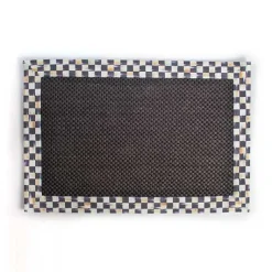 Courtly Check Black Sisal 2' x 3' Rug