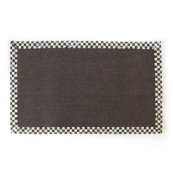 Courtly Check Black Sisal 3' x 5' Rug