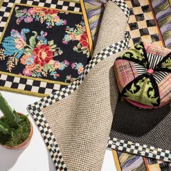 Courtly Check Black Sisal 2' x 3' Rug