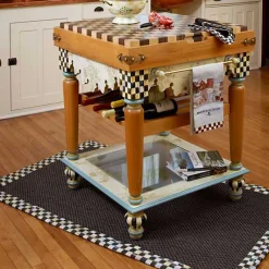 Courtly Check Black Sisal 3' x 5' Rug