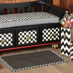 Courtly Check Black Sisal 3' x 5' Rug