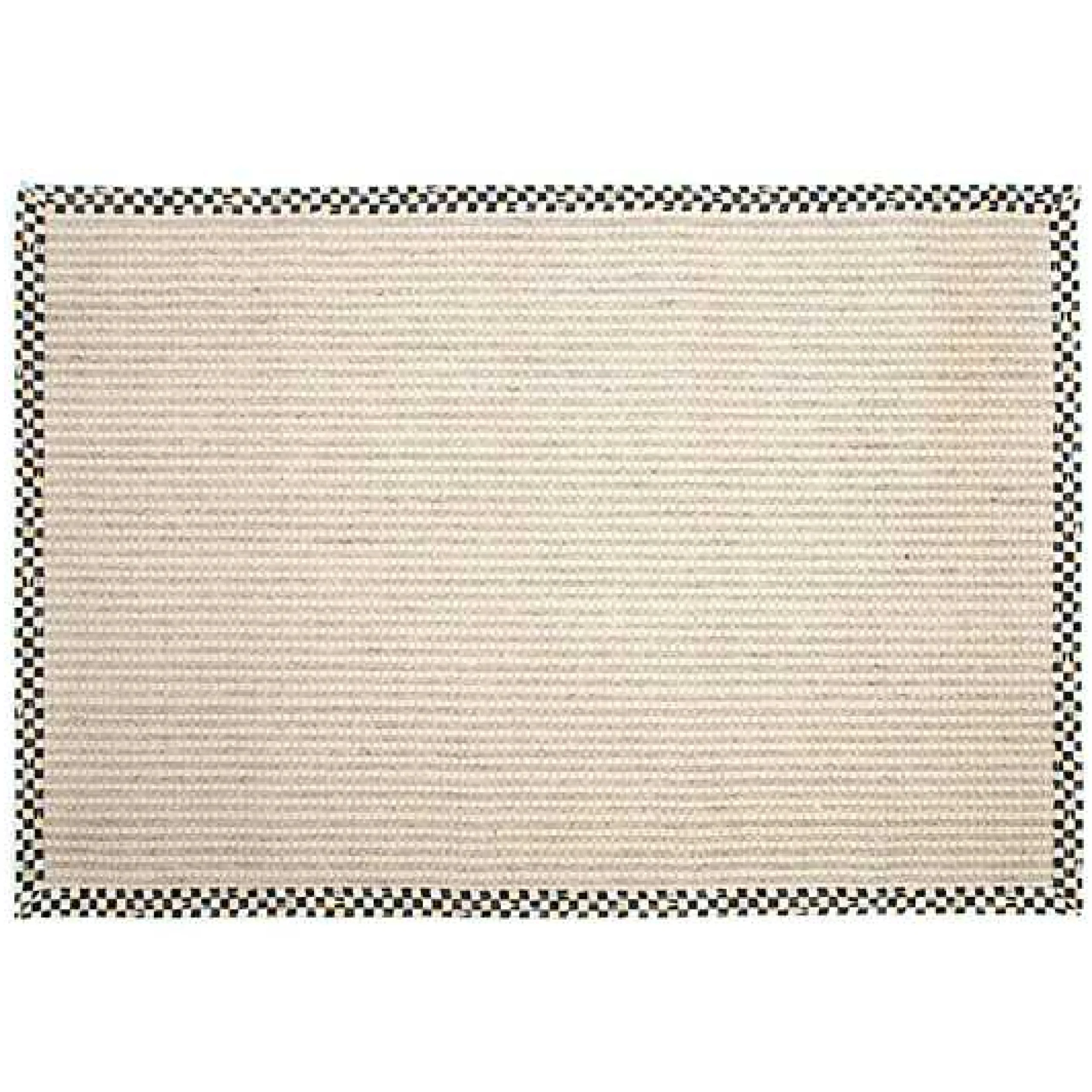 Courtly Check Cable Wool Sisal 6' x 9' Rug