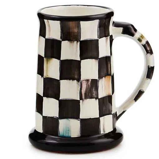Courtly Check Ceramic Beer Mug