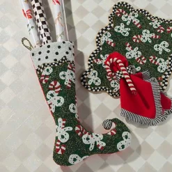 Courtly Check Gift Wrap, Set of 2