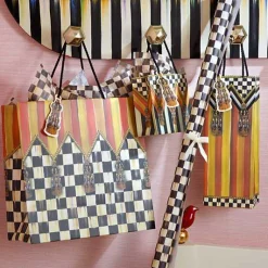 Courtly Check Gift Wrap, Set of 2