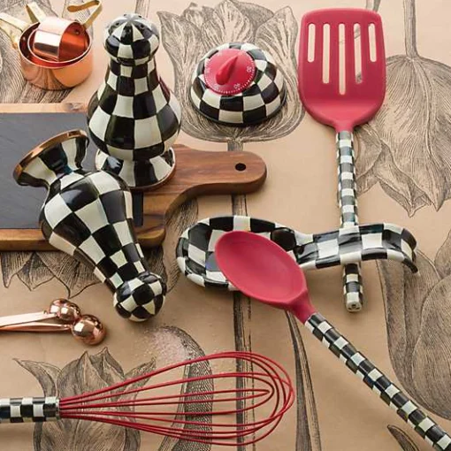 Courtly Check Large Salt  Pepper Shakers
