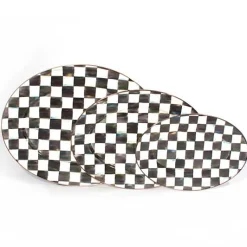 Courtly Check Small Oval Platter