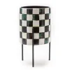Courtly Check Tabletop Planter