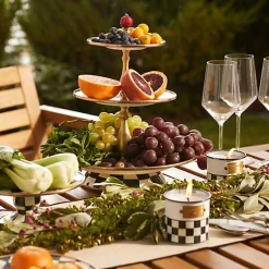 Courtly Check Three Tier Sweet Stand