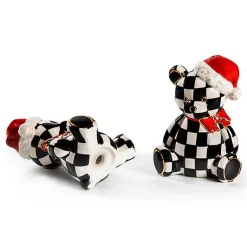Courtly Santa Bear Salt Pepper Set