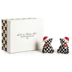 Courtly Santa Bear Salt Pepper Set