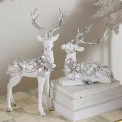 Crystal Palace Standing White Deer