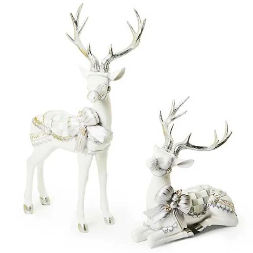 Crystal Palace Standing White Deer