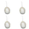 Crystal Palace Suede Ball Ornaments, Set of 4