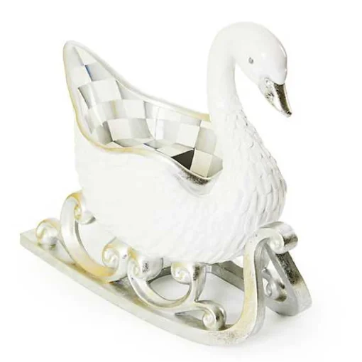 Crystal Palace Swan Sleigh Figurine