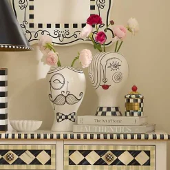 Doodles Lady Head Vase