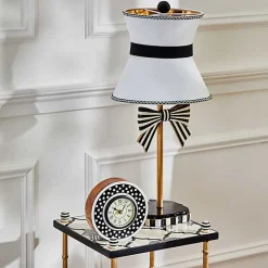 Dotty Round Desk Clock