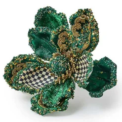 Emerald Luxe Magnolia Clip