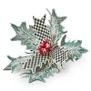 Farmhouse Holiday Holly Clip