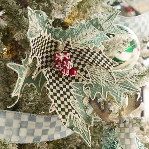Farmhouse Holiday Holly Clip