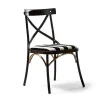 Flatiron Black Stripe Dining Chair