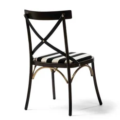 Flatiron Black Stripe Dining Chair