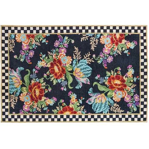 Flower Market 5' x 7'6 Washable Rug