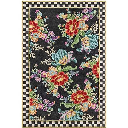Flower Market 8' x 10' Washable Rug