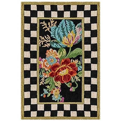 Flower Market 2' x 3' Washable Rug