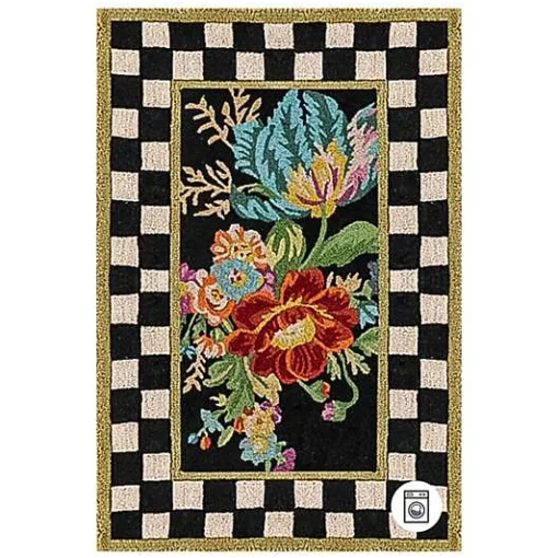 Flower Market 2' x 3' Washable Rug