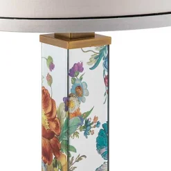 Flower Market Reflections Table Lamp