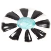 Fluted Knob - Black, White,  Water Fountain
