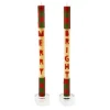 Merry  Bright Dinner Candles, Set of 2