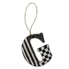 Monogram Beaded G Ornament