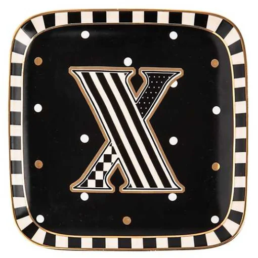 Monogram Dish - X