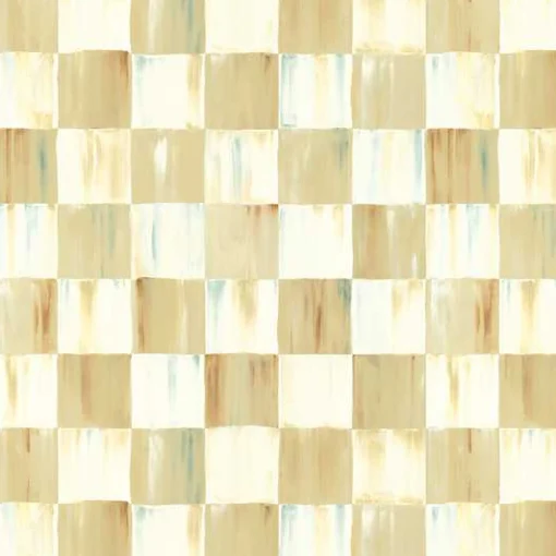 Parchment Check Wallpaper