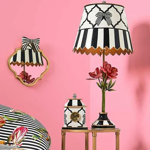 Pretty as a Bow Desk Clock