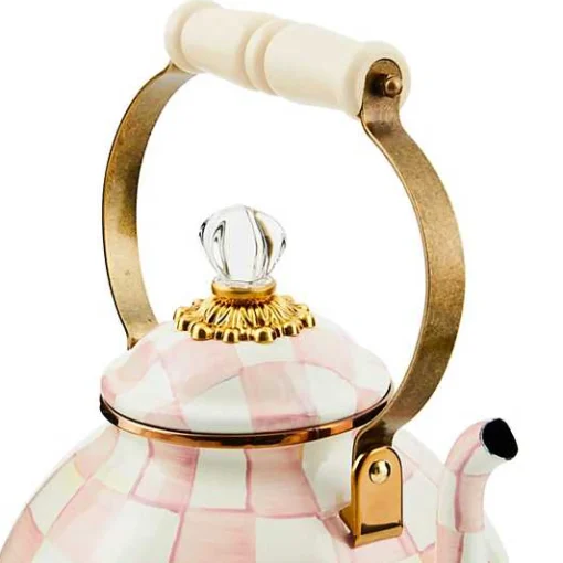 Rosy Check 3 Quart Tea Kettle