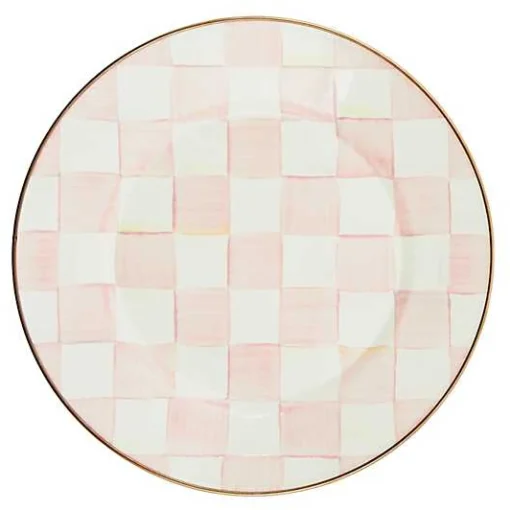 Rosy Check Dinner Plate
