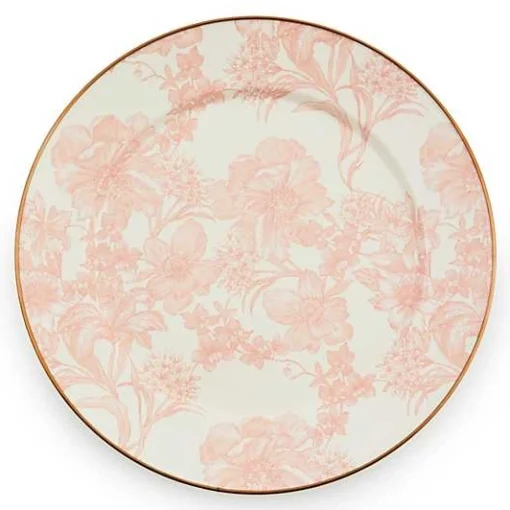 Rosy English Garden Enamel Charger/Plate