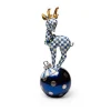 Royal Check Deary Deer on Ornament