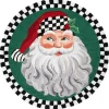 Santa 3' Round Rug