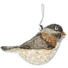 Sparrow Bird Beaded Ornament