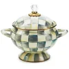 Sterling Check Tureen