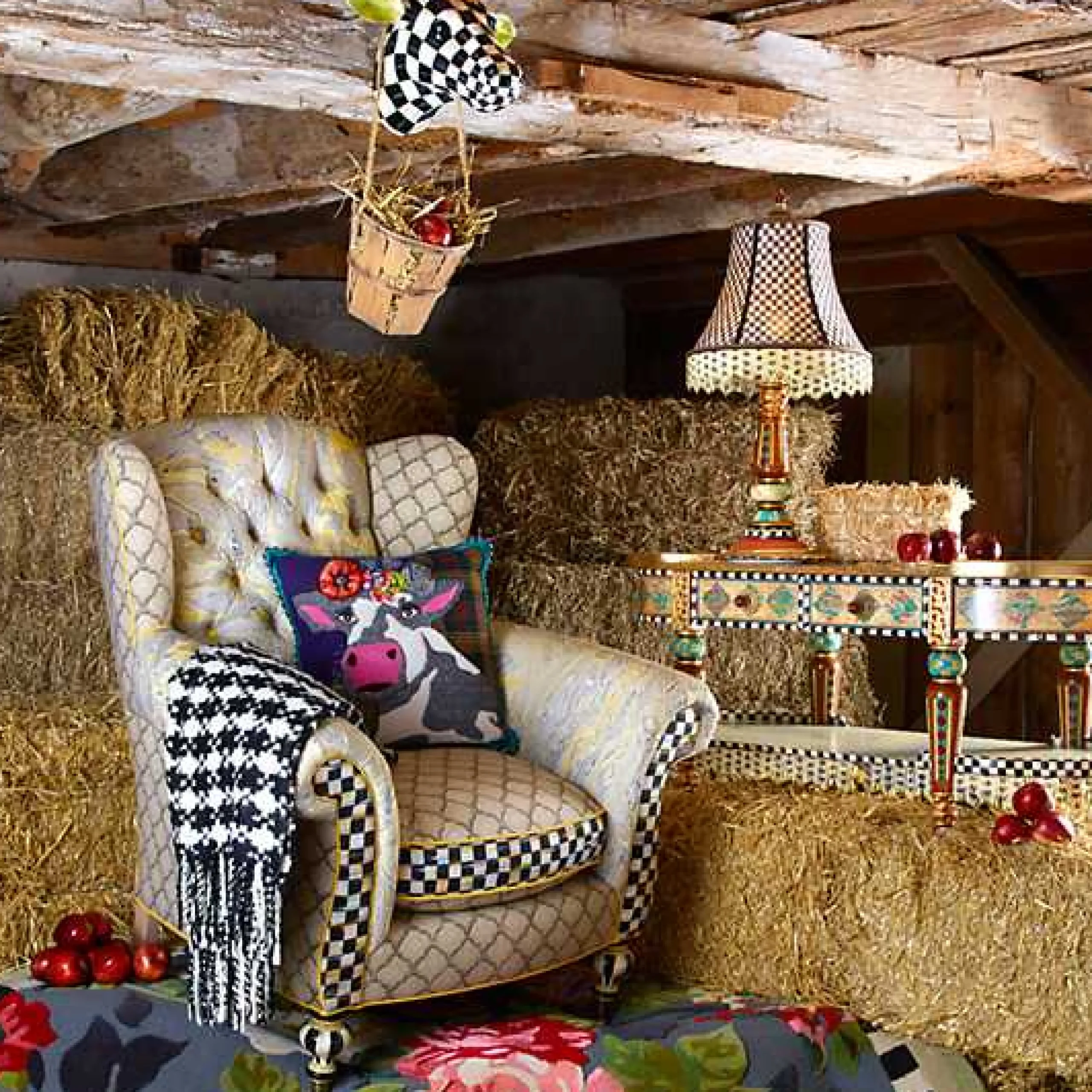 Tudor Rose 6' Octagon Rug